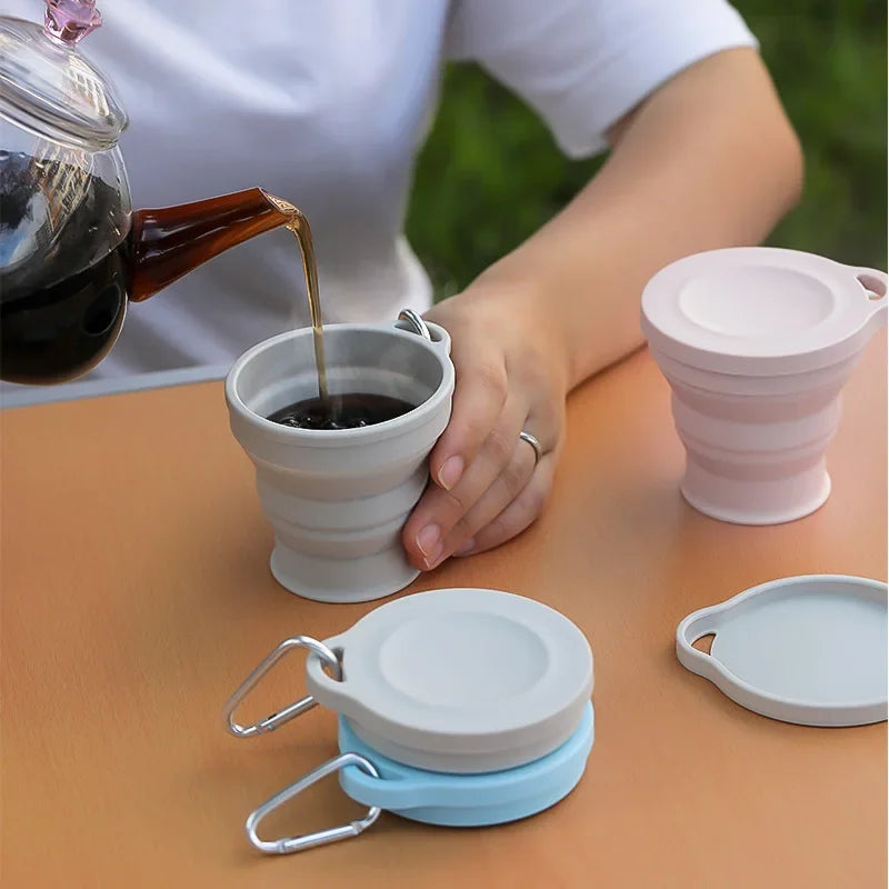 FlexiCup™  180ML BPA-Free Silicone Portable Folding Cup
