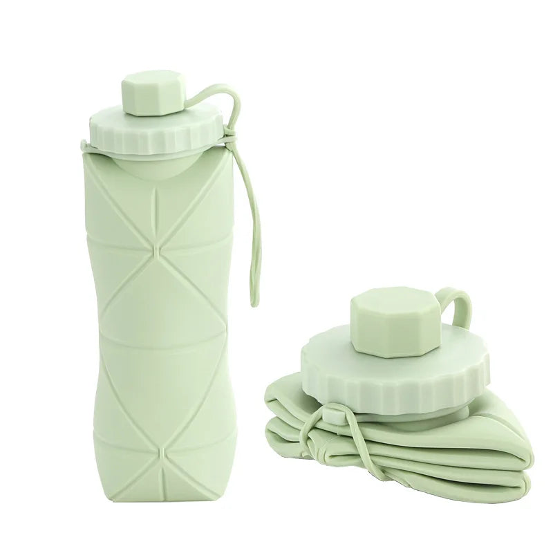 FlexiBottle™ – 600ml BPA-Free Silicone Folding Bottle