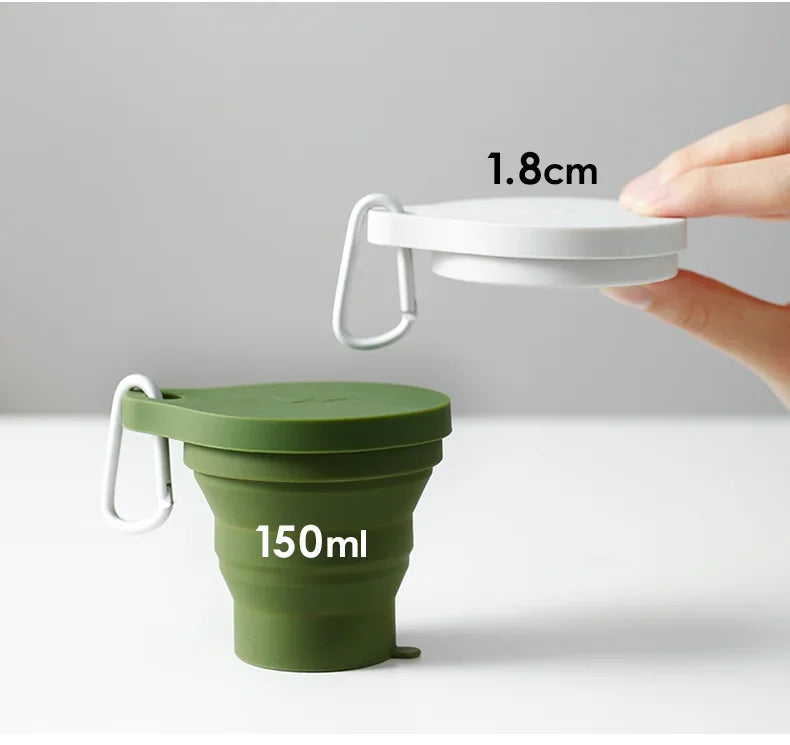 FlexiCup™  180ML BPA-Free Silicone Portable Folding Cup
