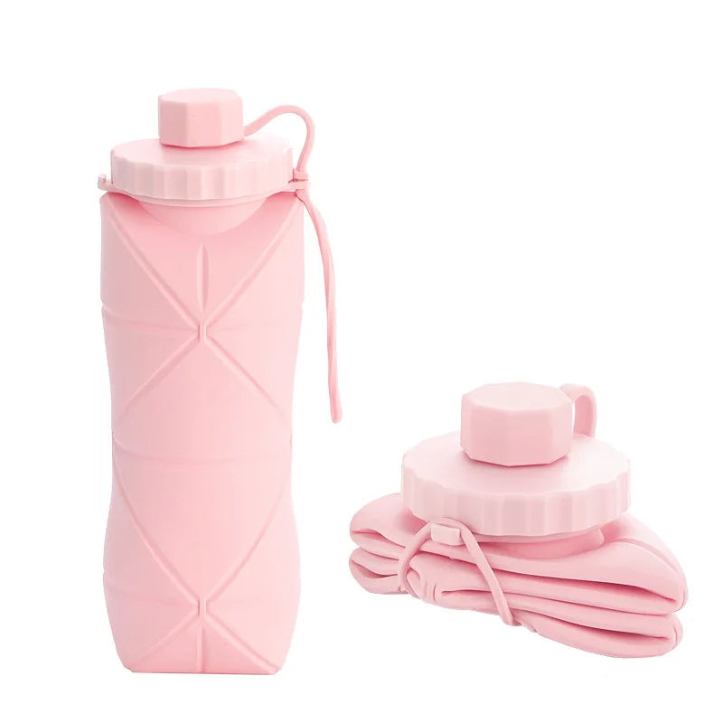 FlexiBottle™ – 600ml BPA-Free Silicone Folding Bottle
